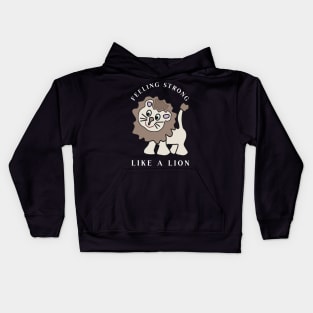 Strong like a Lion Kids Hoodie